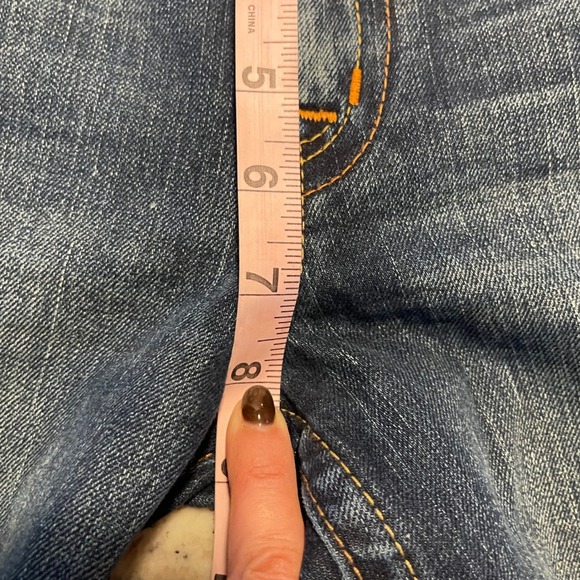 PRVCY Malibu Hills Bootcut Jeans Womens 31 Blue Y2K Low Rise W50-2703T5 Flare - Picture 9 of 10